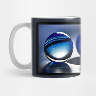 Blue Marbles Mug